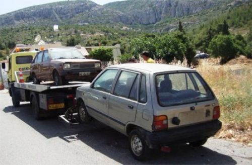 Περισυλλογή εγκαταλελειμμένων οχημάτων