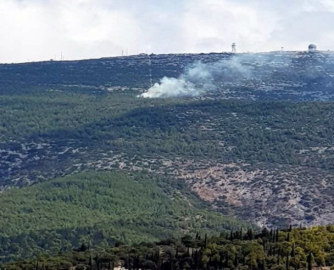 Πυρκαγιά στον Υμηττό. Έσβησε γρήγορα... ευτυχώς