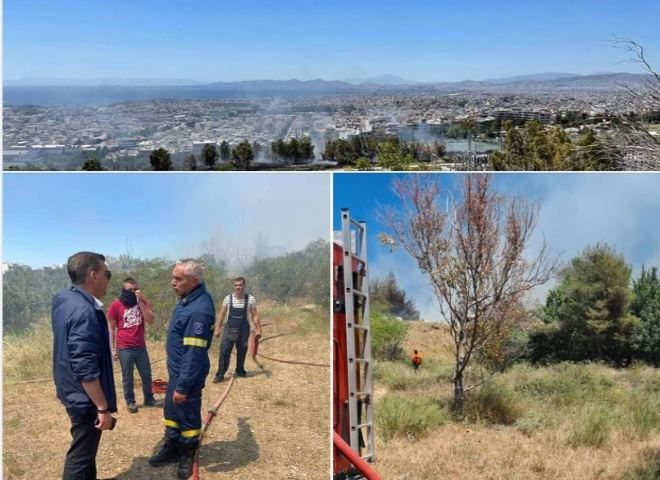 Δήμος Ελληνικού - Αργυρούπολης: ''Άμεση επέμβαση στην πυρκαγιά της Αργυρούπολης''