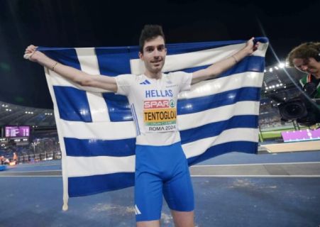 Ο Μίλτος Τεντόγλου πρωταθλητής Ευρώπης στο μήκος με ρεκόρ αγώνων